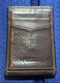 Fossil multi card holder and money clip