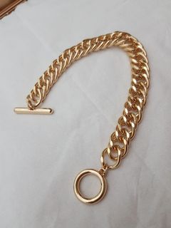FROM ABROAD: Gold thick chain Bracelet - B016 Bracelets Bangle Bangles