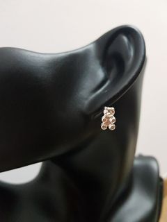 FROM ABROAD: Silver Bear Earrings - A343 Teddy