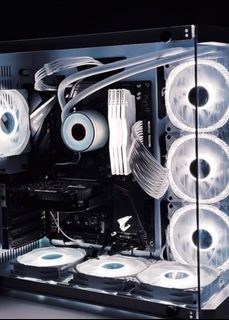 Gaming PC Black and White
