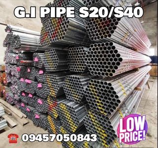 GI pipes s20/s40 ▪️