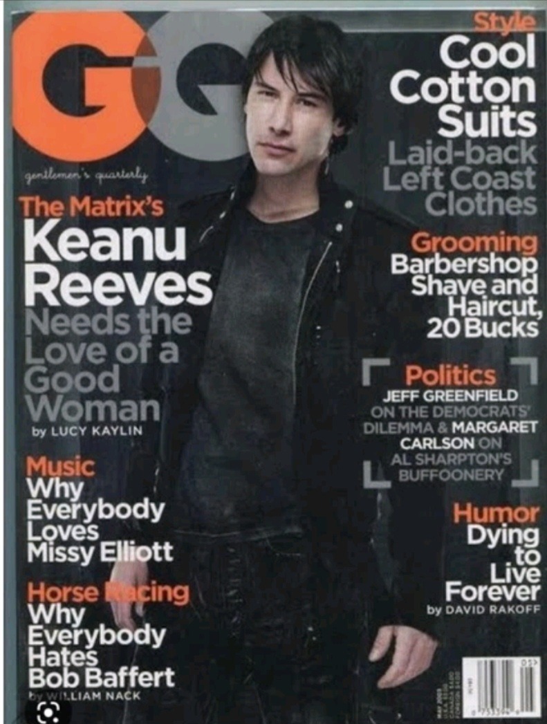 GQ Keanu Reeves, Hobbies & Toys, Books & Magazines, Magazines on Carousell