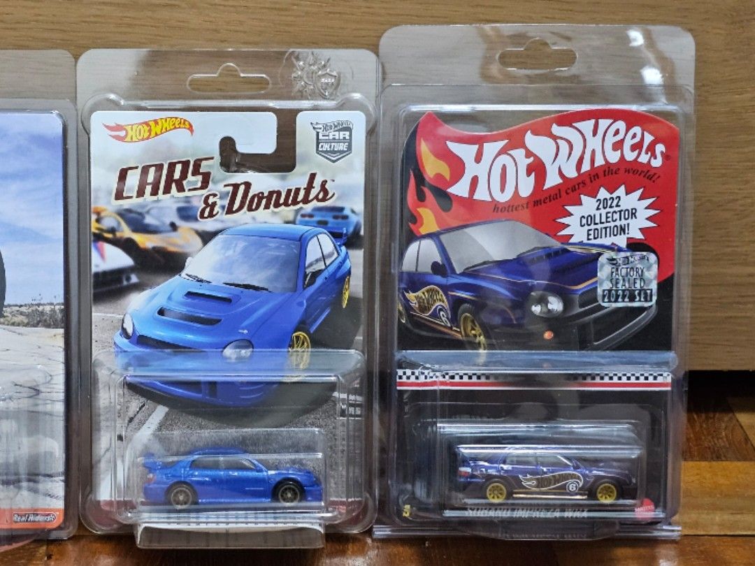 Hot Wheels Subaru Impreza WRX STI bugeye Cars Donut and mail in Fsctory sealed Hobbies Toys Toys Games on Carousell