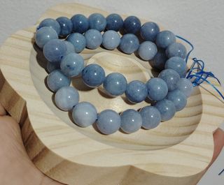 HQ Aquamarine Crystal Beads Bracelet