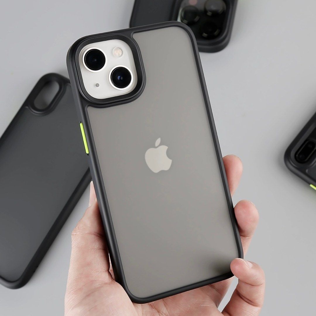 iPhone 14 13 12 11 Pro Max Matte Frosted military grade Hard Phone