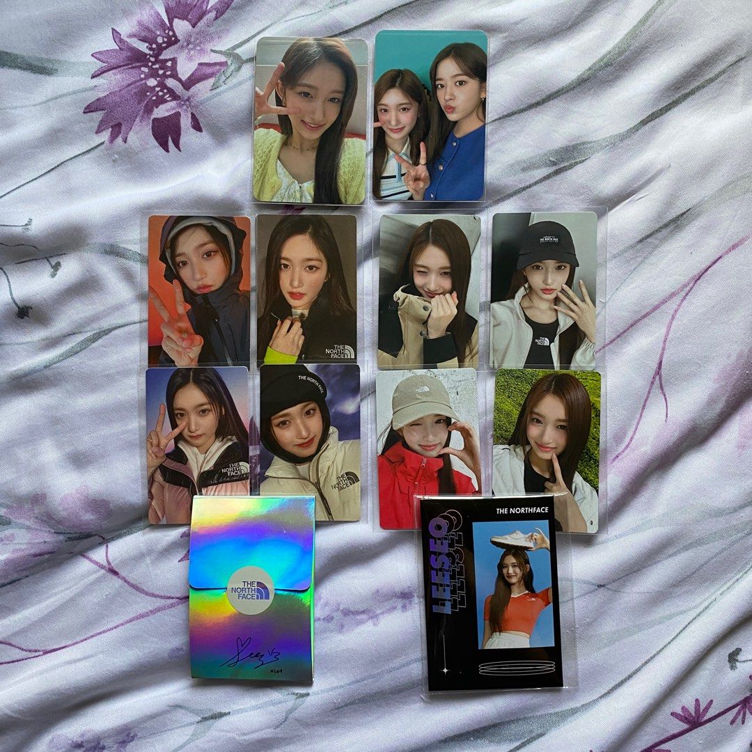 IVE Leeseo Yujin V Coloring Vcoloring north face photocards