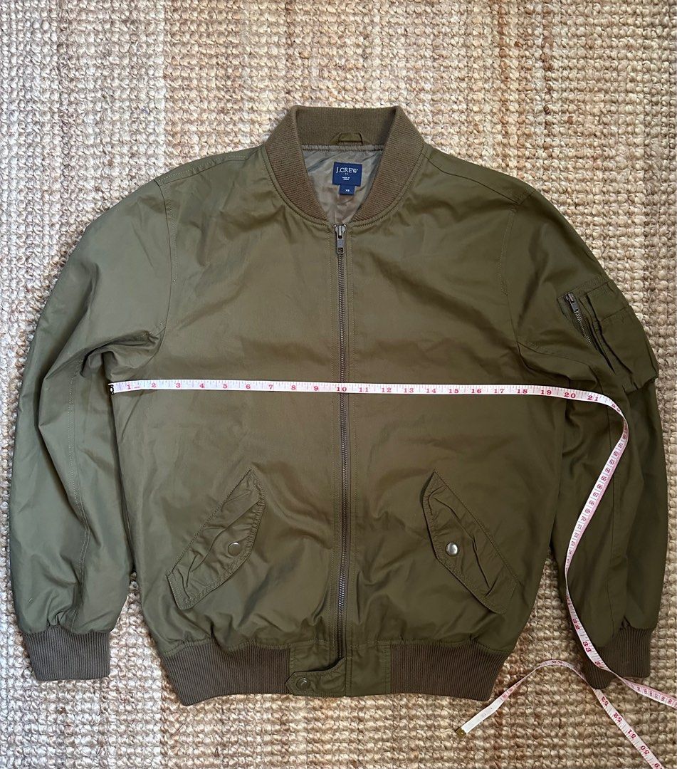 J. Crew Bomber Jacket Men s Fashion Coats Jackets and Outerwear on Carousell