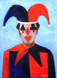 Joker Oil Painting