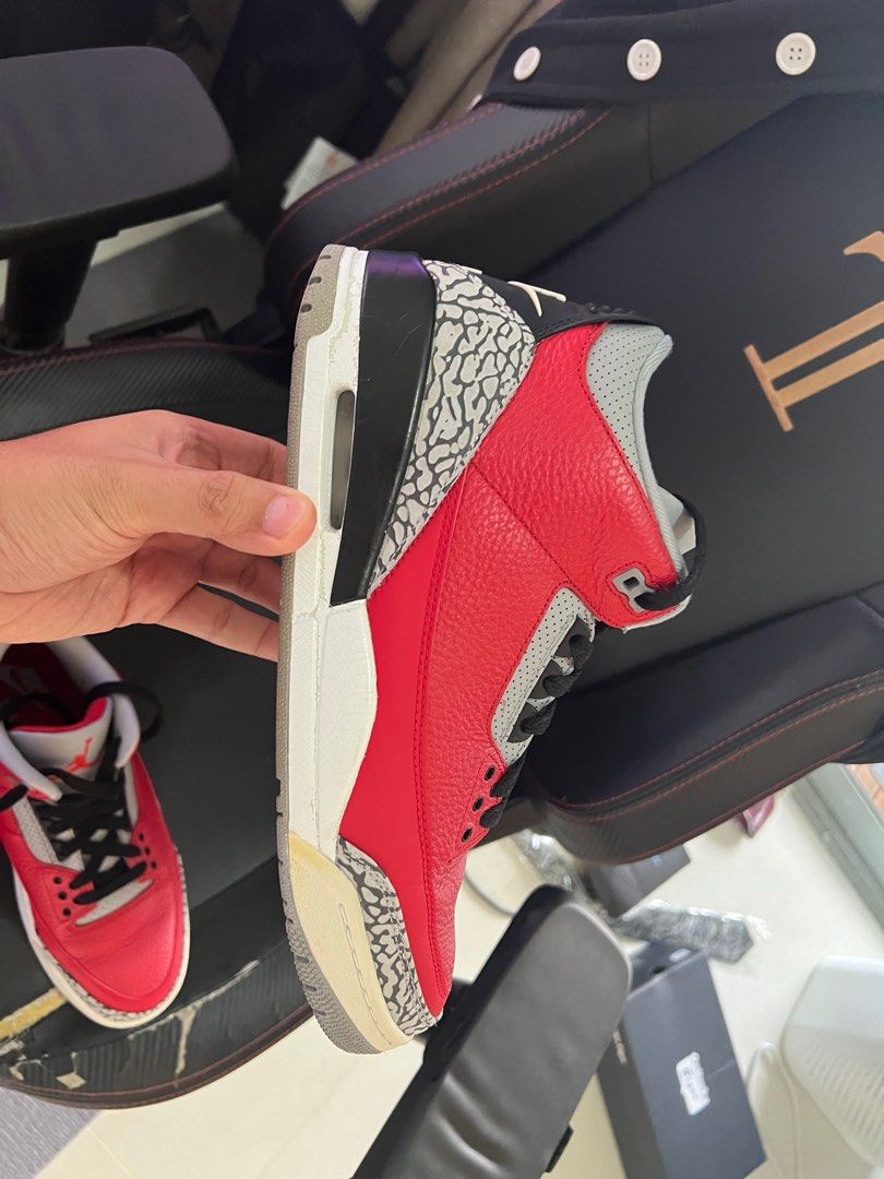Jordan Red Cement, Men's Fashion, Footwear, Sneakers on Carousell