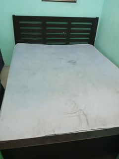 King size bed with foam