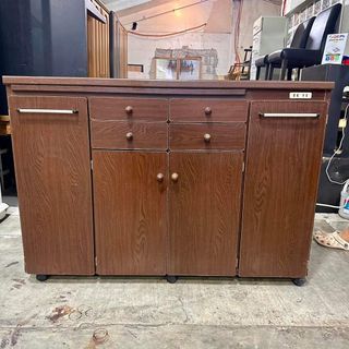 Kitchen Counter Sideboard Cupboard Cabinet with pull out shelf