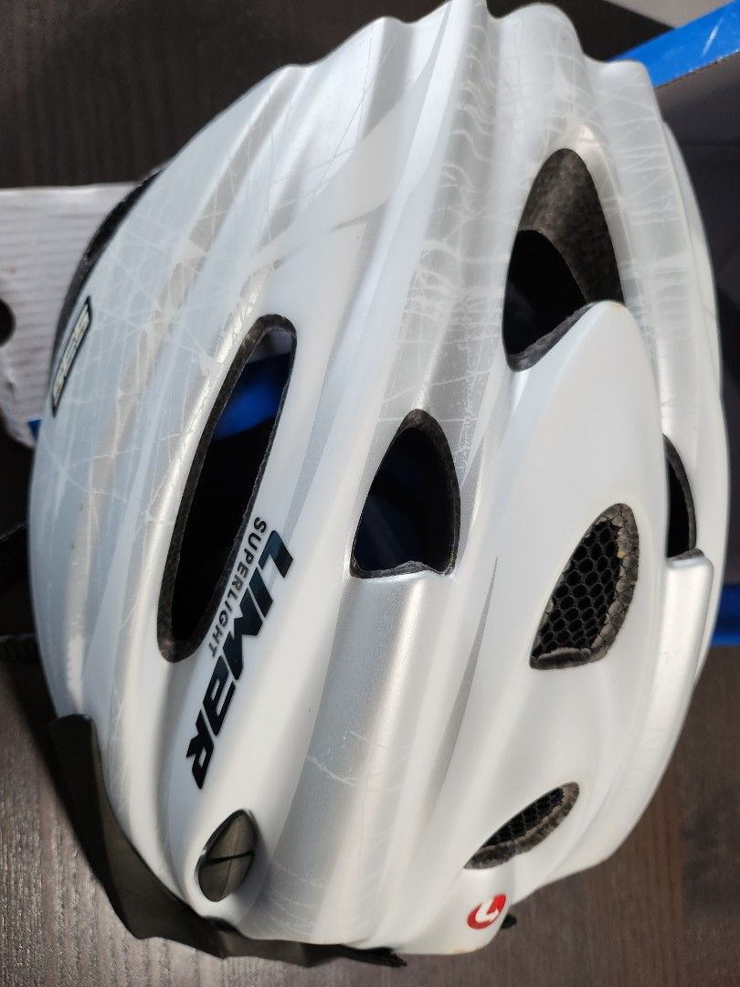 Limar 535 Superlight Bicycle Helmet Matt white silver