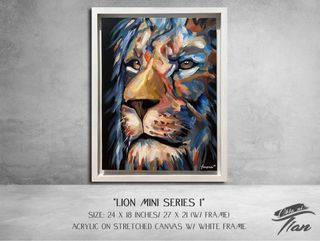 Abstract Painting “Lion Mini Series 1”