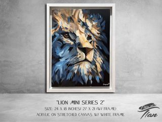 Abstract Painting “Lion Mini Series 2”
