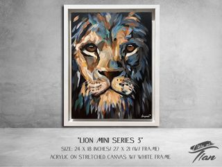 Abstract Painting “Lion Mini Series 3”