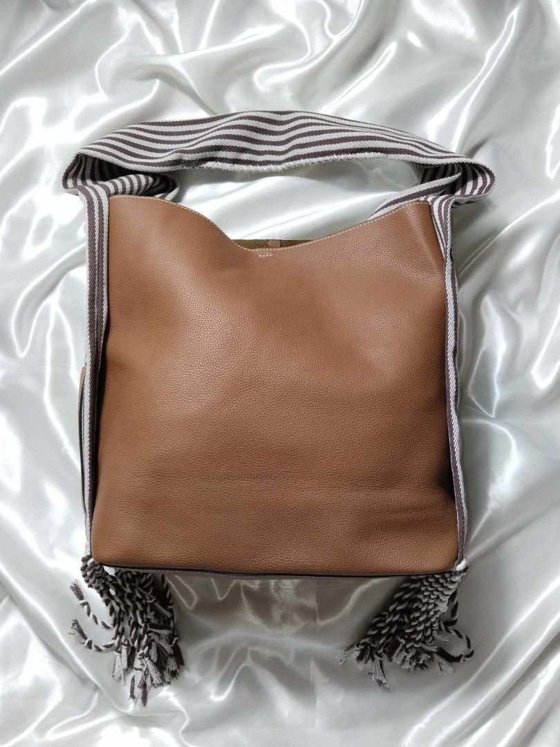 LOEWE SS18 Scarf Bucket Bag