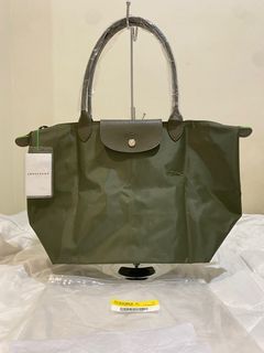Longchamp Le Pliage Club Tote Bag Forest Green