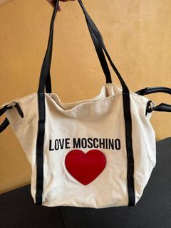 LOVE MOSCHINO cloth tote bag