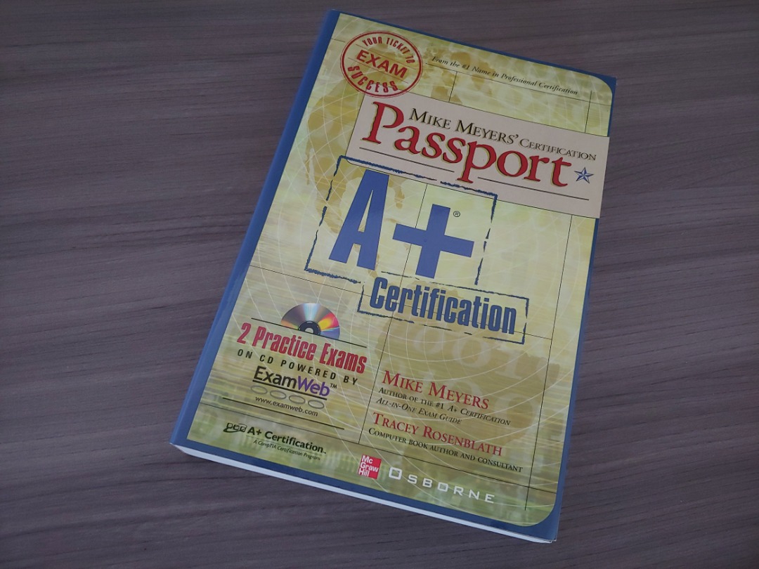 RARE Mike Meyers #39 A  Certification Passport Guide Book Hobbies Toys