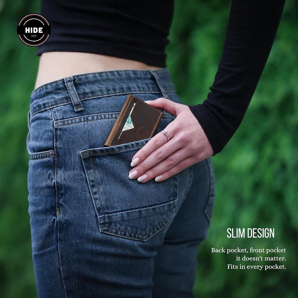 Minimalist Slim Wallet for Men, RFID Card Holder Minimalist Wallet