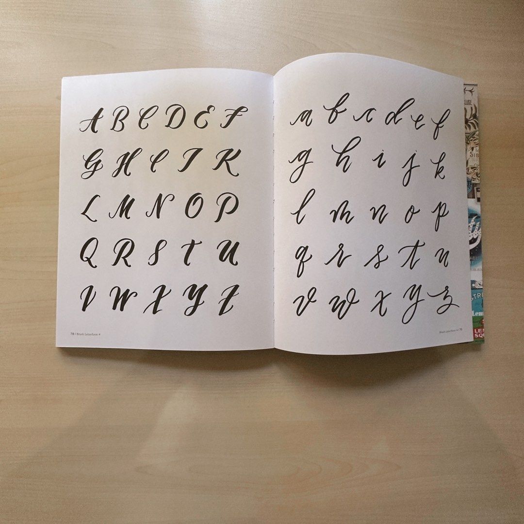 Modern Calligraphy Workshop by Imogen Owen (Category: Storybooks) located in Las Pinas. Submitted by saebisells (Listing ID 1300366119, Image 3). Description: ↠ just opened to check the contents ↠ glossy paper, like a coffee table book ↠ for immediate and advanced learners ↠ pen, brush, and chalk lettering .