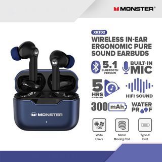 Monster Airmars XKT02 Wireless gaming headphones (sealed)