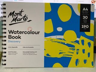 Mont Marte Watercolor Pad (ring bound) A4 size - 28 sheets