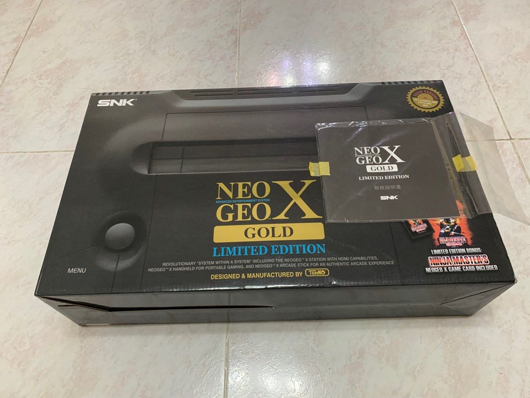 NEOGEO X Neo Geo x GOLD Limited Edition (全新）, 電子遊戲, 電子 