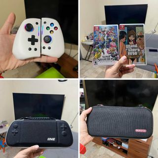 Nintendo Switch Games, Controller Joypad and Pouches/Bag