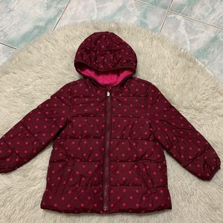 Old Navy Pink Winter Puffer Jacket for Kids 4Y