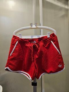 Original Adidas red shorts