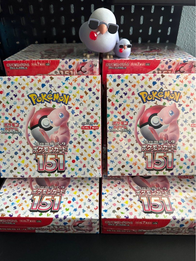 Pre-Order) Pokemon 151 Japanese Booster Box (sv2a) (Plastic Bag), Hobbies &  Toys, Toys & Games on Carousell