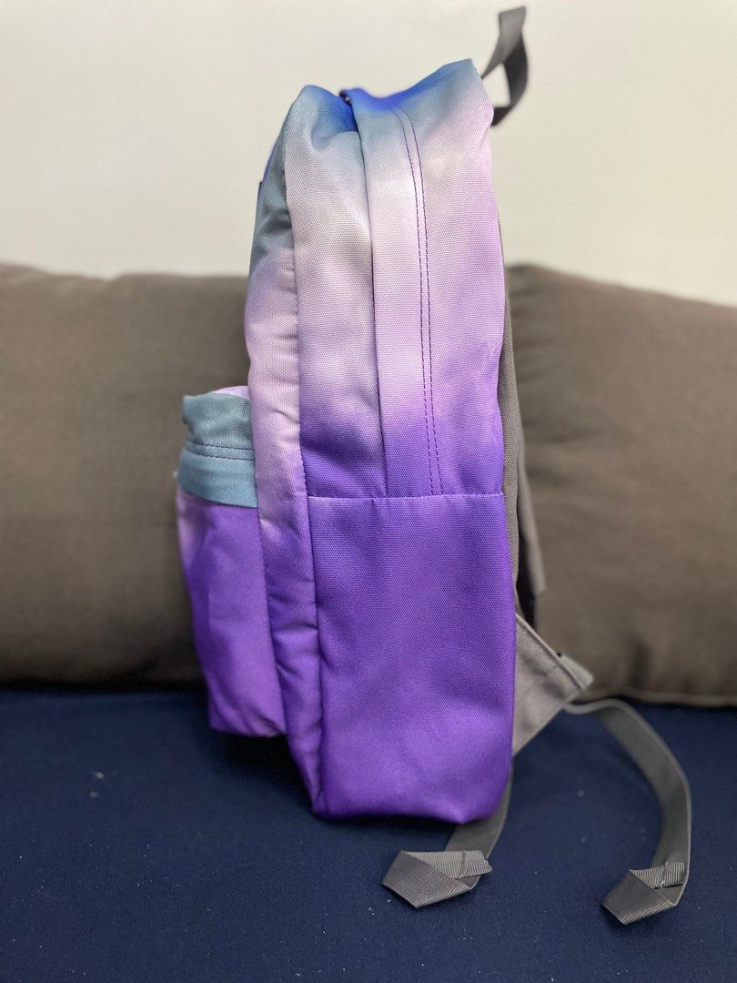 Purple ombre large jansport backpack Women s Fashion Bags Wallets Backpacks on Carousell