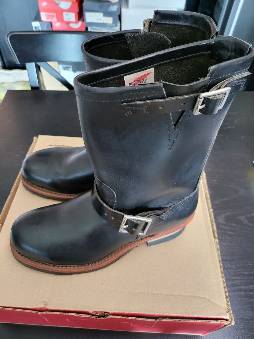 Red Wing 2268 Engineer Boots US7.5, 女裝, 鞋, 靴- Carousell