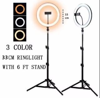 Ring light (33cm) Dimmable