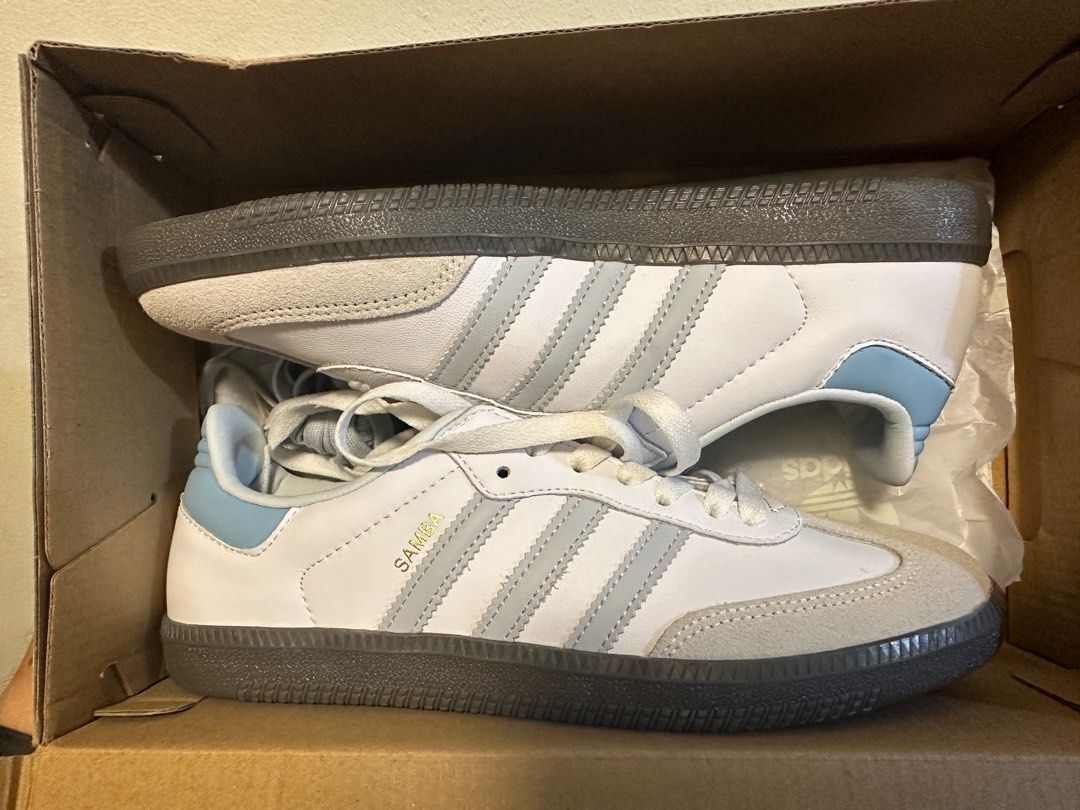 adidas gazelle silver green womens Adidas Women's Samba OG Sneakers main image 1