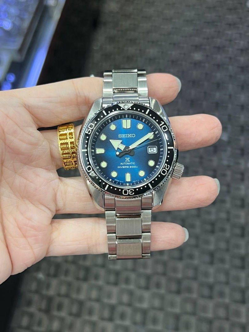 SEIKO PROSPEX GREAT BLUE HOLE MADE IN JAPAN AUTOMATIC DIVERS 20M SPB083J1 Men s Fashion Watches Accessories Watches on Carousell