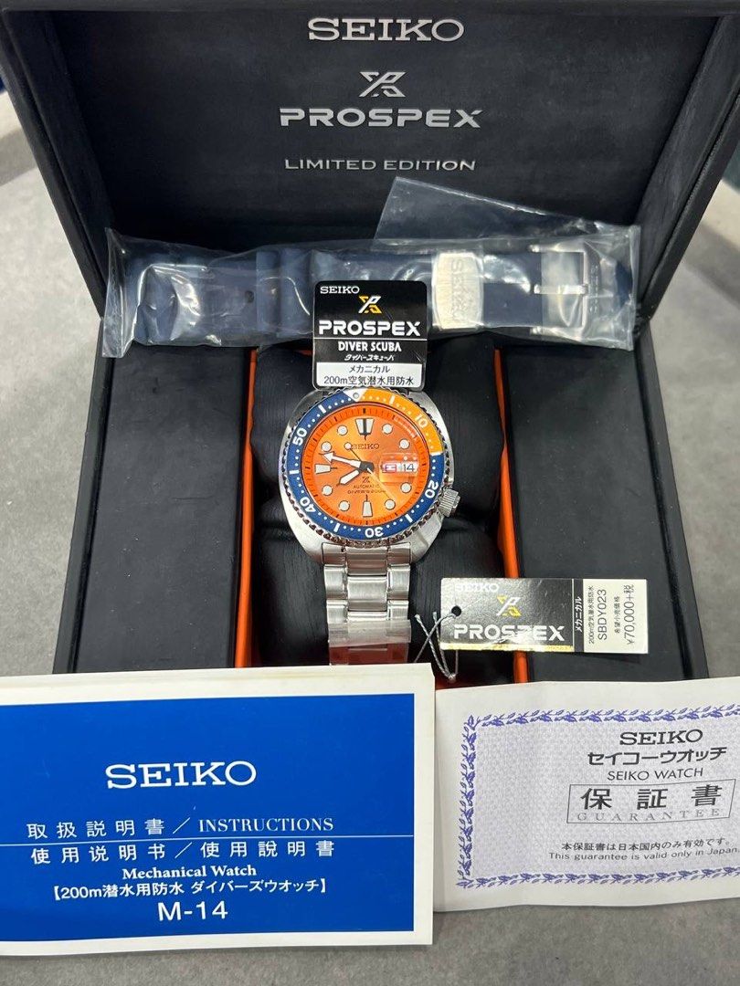 SEIKO PROSPEX OREN NEMO MADE IN JAPAN LIMITED EDITION AUTOMATIC DIVERS 200M SBDY023 Men s Fashion Watches Accessories Watches on Carousell