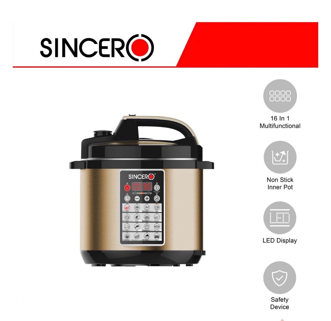 Sincero Electric Pressure Cooker