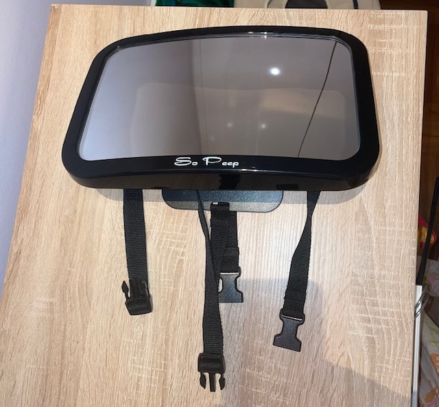 So Peep Shatterproof Baby Backseat Mirror for Car
