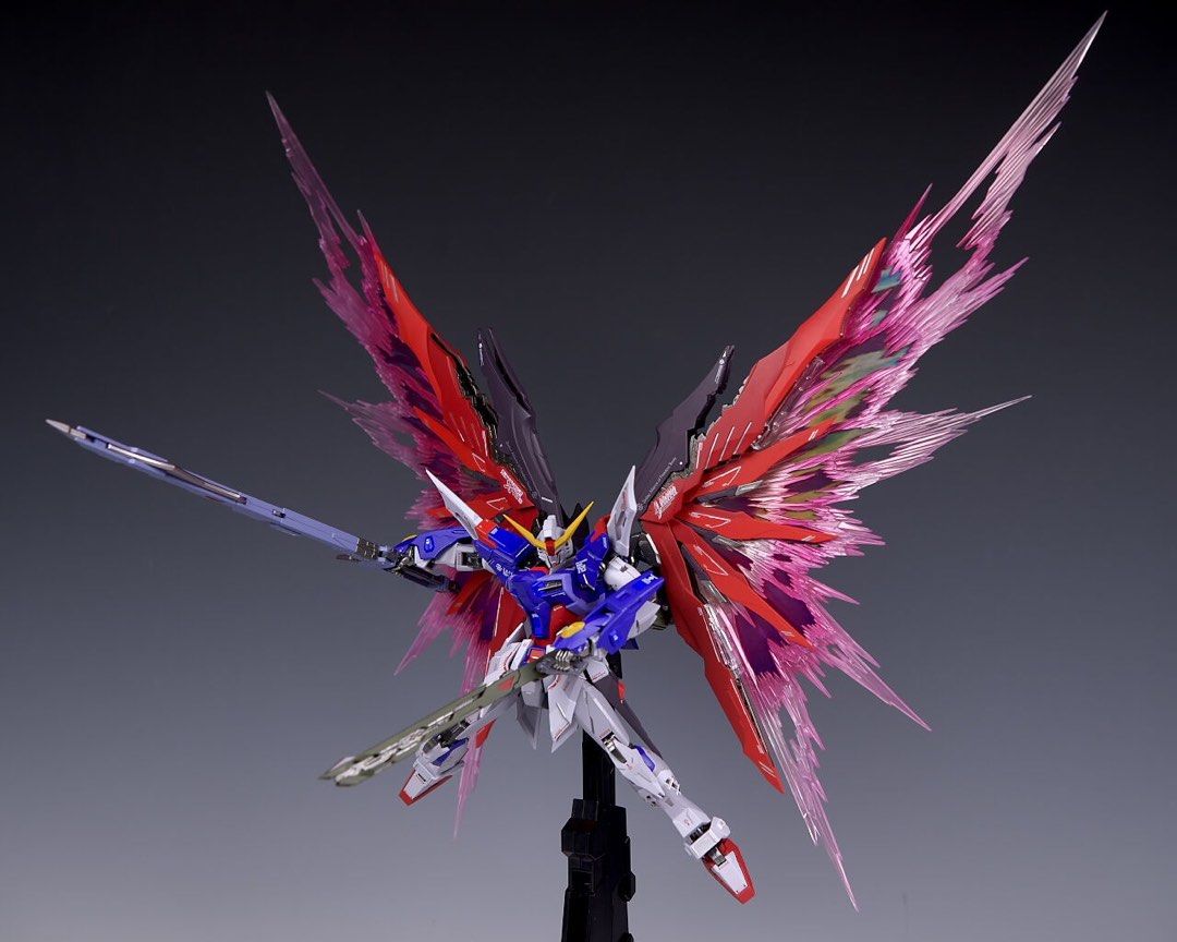 Set of 2) Soul red destiny Gundam + soul blue strike freedom