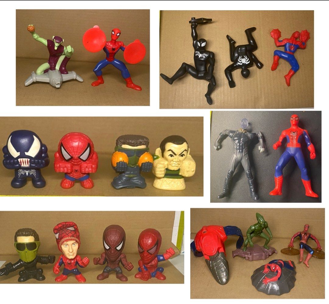 Burger king spiderman toys clearance