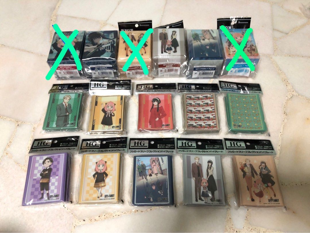 Spy X Family Bushiroad Card Sleeve/Deckbox, Hobbies & Toys, Toys & Games on  Carousell