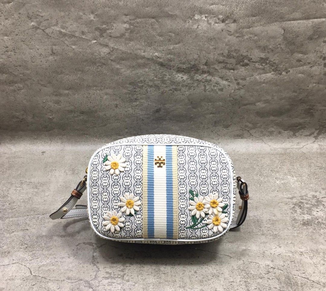 TB Gemini Link Canvas Applique Mini Bag
