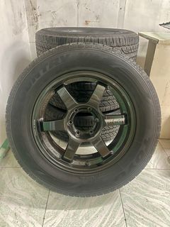 TE37 Volk Rays Mags with Tires