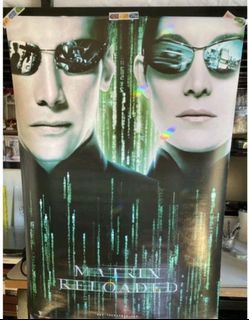 The Matrix Reloaded - Neo & Trinity Green Code