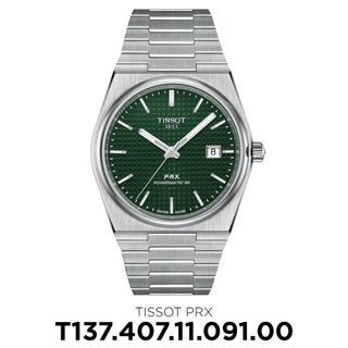 Tissot PRX Powermatic 80 40mm Deep Green Dial Automatic Men's Watch T137.407.11.091.00