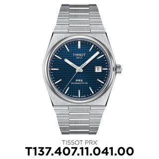 Tissot PRX Powermatic 80 Blue Dial Men's Stainless Steel Automatic Watch 40mm Case T137.407.11.041.00