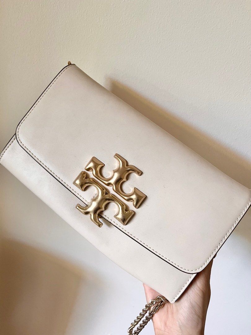 Tory Burch Eleanor Leather Clutch Luxury Bags Wallets on Carousell