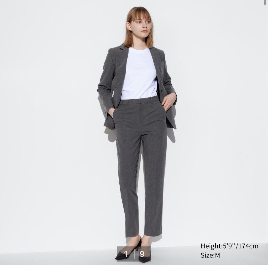 Uniqlo Smart Ankle Pants Longer Length 71cm, Women's Fashion